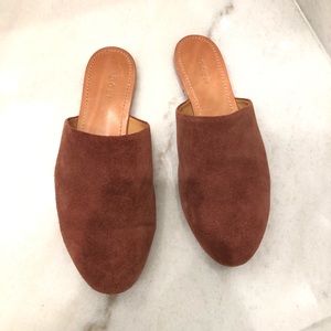 Doen suede slides in Wine